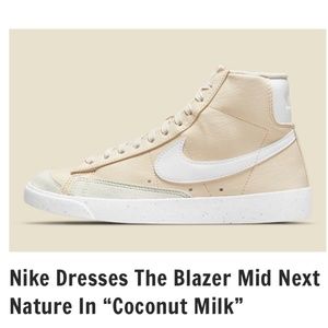 NWT  Nike Blazer Mid 77 Next Nature Light Orewood Brown Women's 9